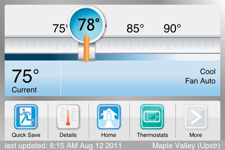 ecobee iPhone interface v2.0 ecobee iPhone interface v2.0