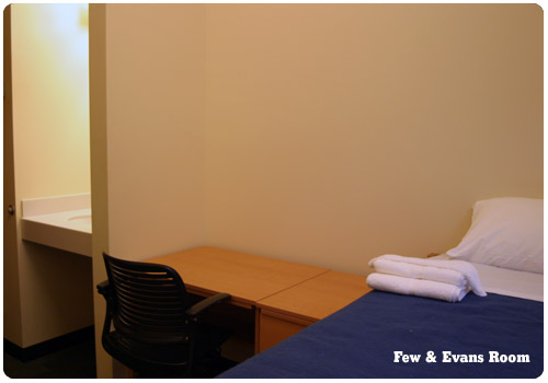 Few, Evans, and Longstreet Means Rooms