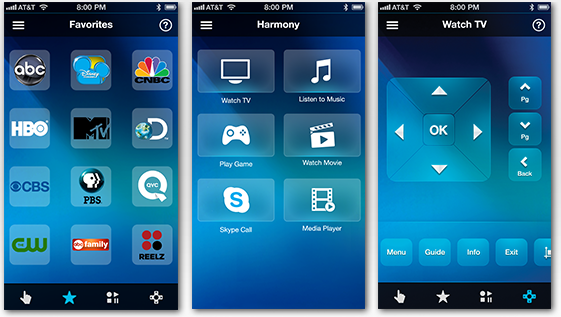 Every smart phone or tablet on your WiFi network can be an additional remote.
