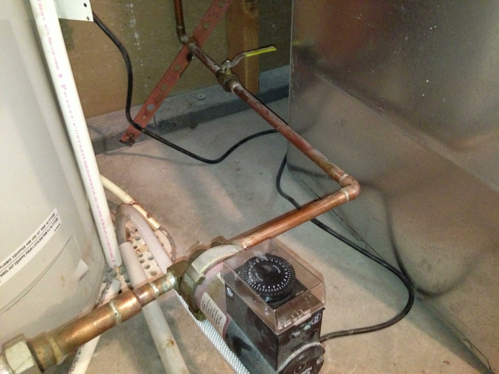 Turn off the recirculating pump and close the return valve
