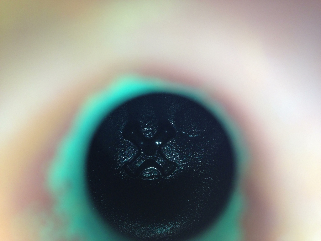 Failed diaphragm inside an expansion tank