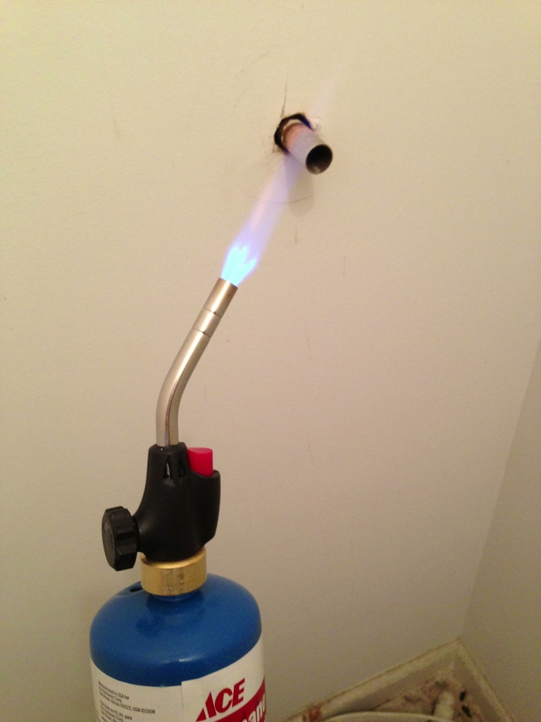 No sweat! Literally. I removed the sweat joint.