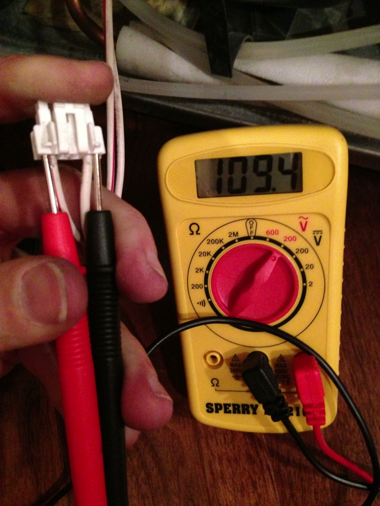 109V reading