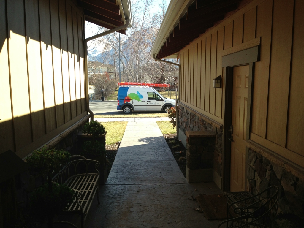 Google Fiber Install Van