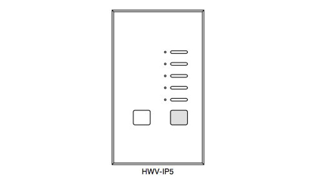 Lutron HWV-IP5 Keypad