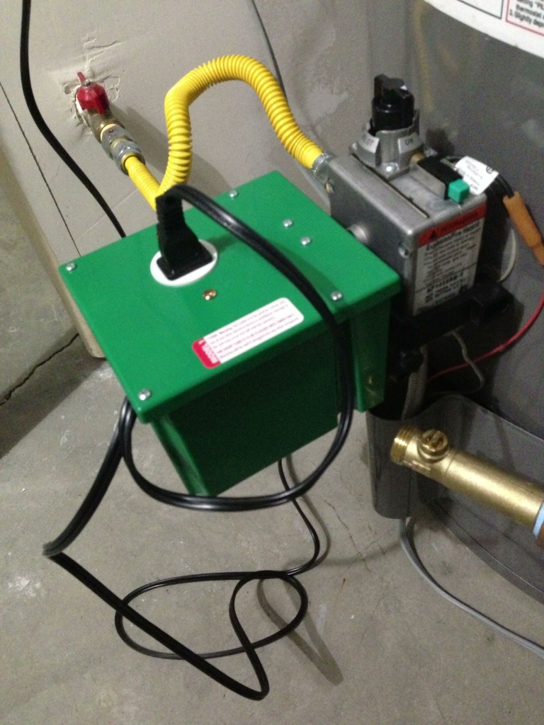 Powering and testing the Gas Water Heater Timer