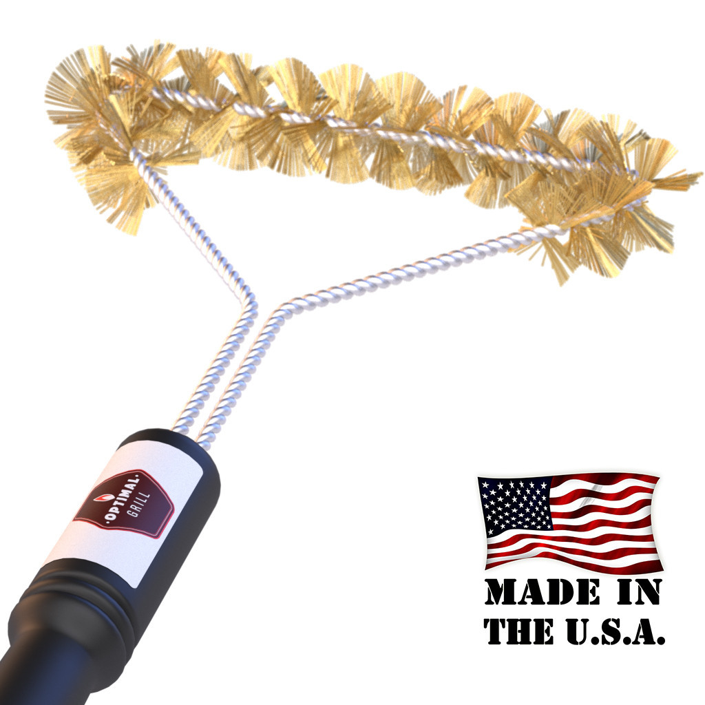 The aptly named "Optimal" Grill Brush
